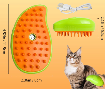 Cepillo de vapor para mascotas